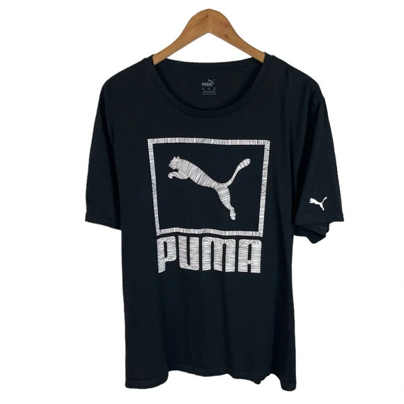 TS993 Men’s Puma Way 1 SE Casual Logo Workout T Shirt XXL - Picture 1 of 4